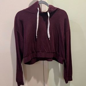 h&m crop hoodie